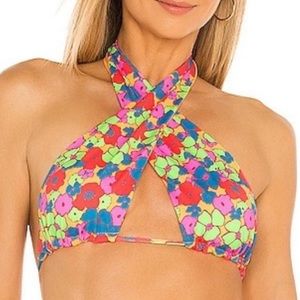 Frankie’s Bikini Groovy Floral Bikini Top